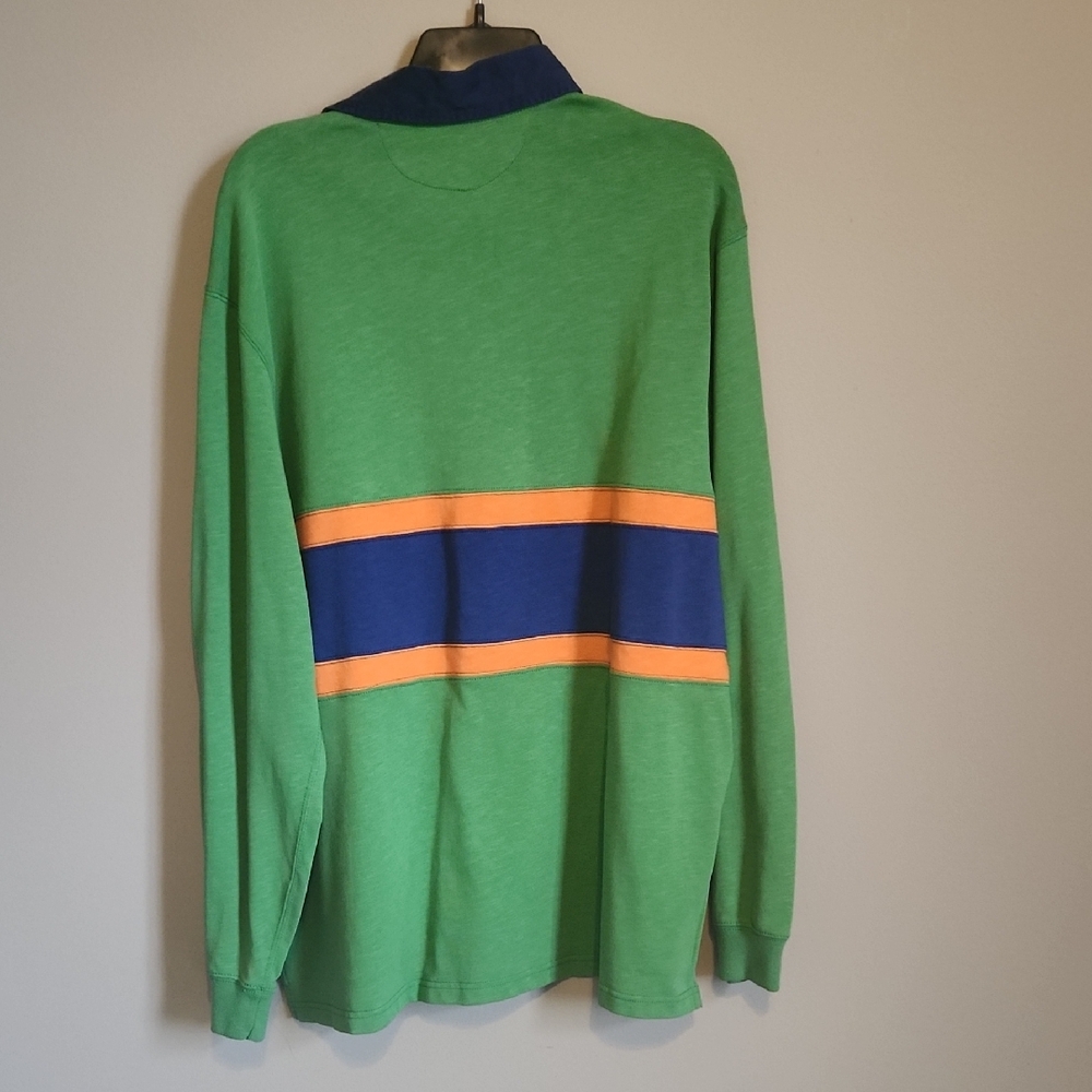 Polo by Ralph Lauren Green and Blue Polo with Emblem - Picture 3 of 5